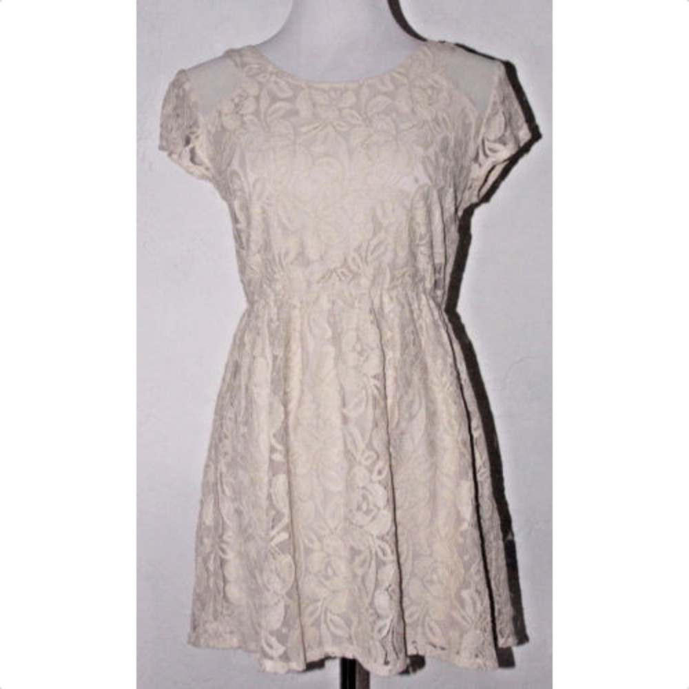 Coincidence & Chance Floral Lace Medium Dress